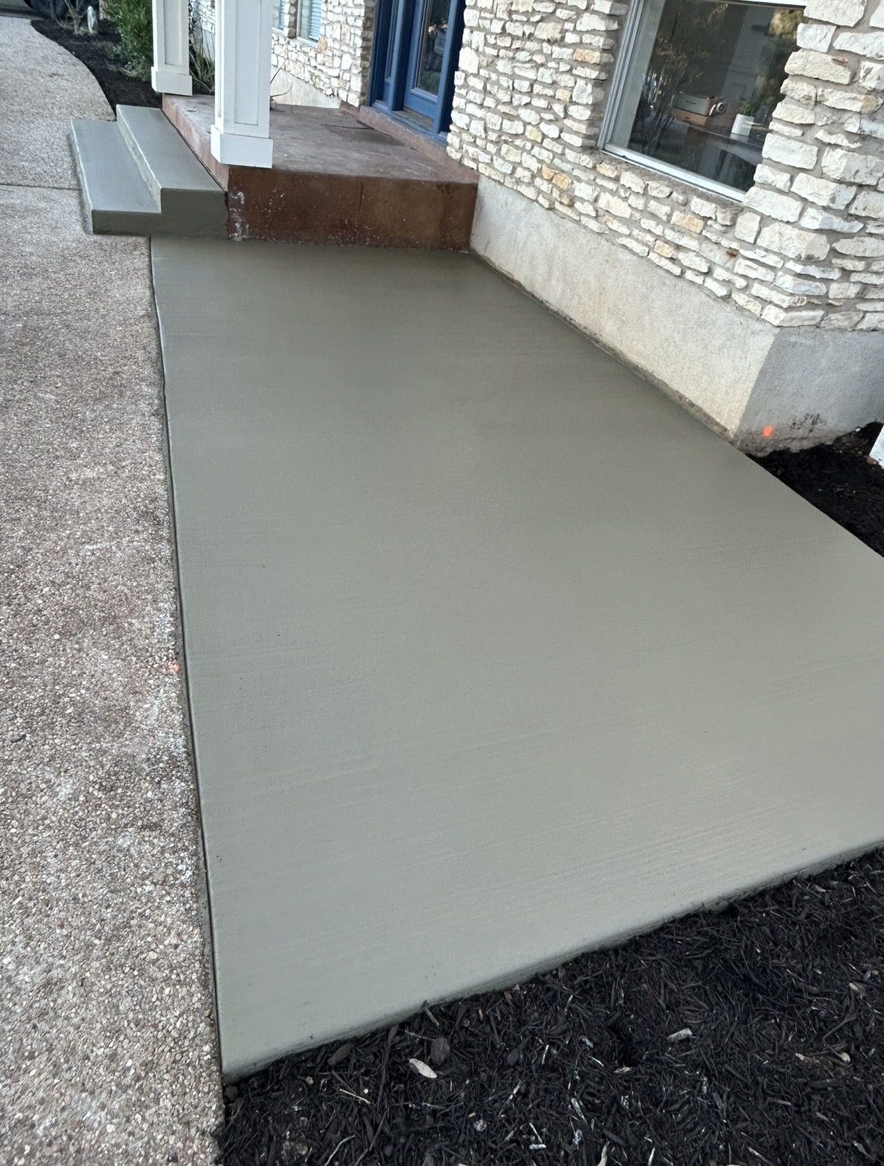 Patio Addition — Front Entry Slab